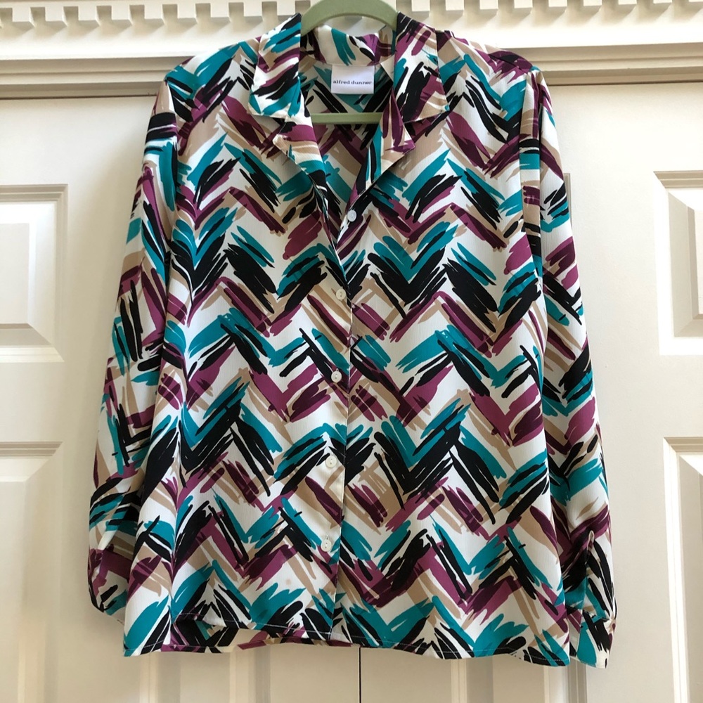 Long Sleeve Alfred Dunner Top